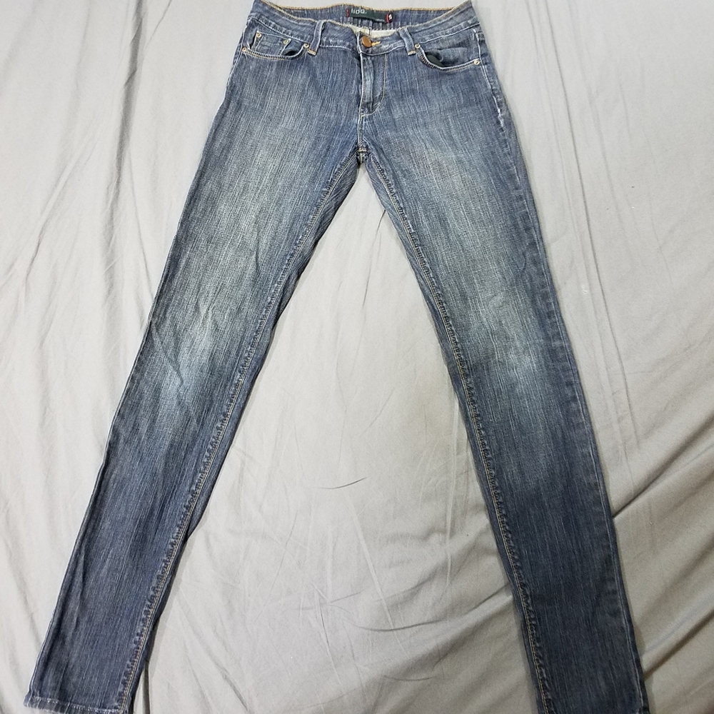 BDG Cigarette jeans blue faded sz 28 midrise skinny